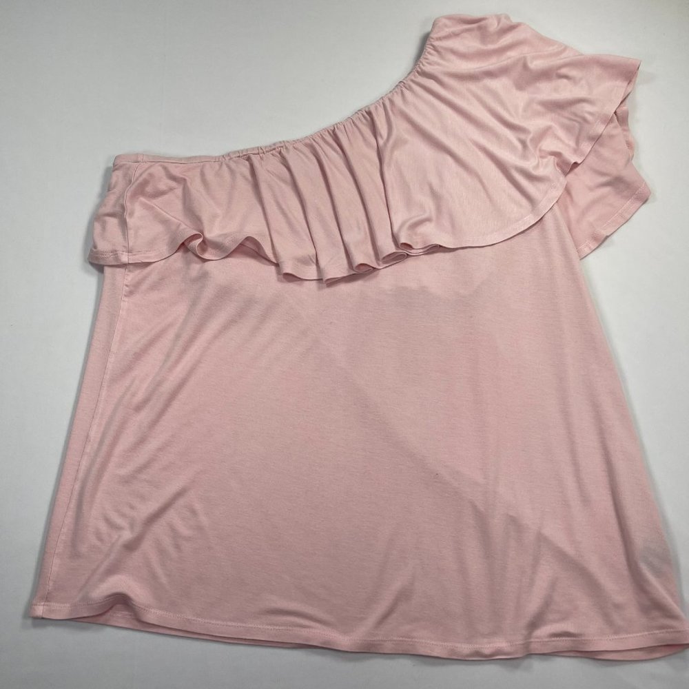 Lane Bryant, One Shoulder, Women's Blouse, 14/15 - Picture 2 of 6